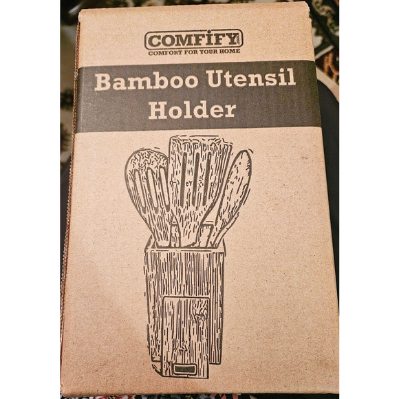 Bamboo Utensil Holder - Picture 4 of 4